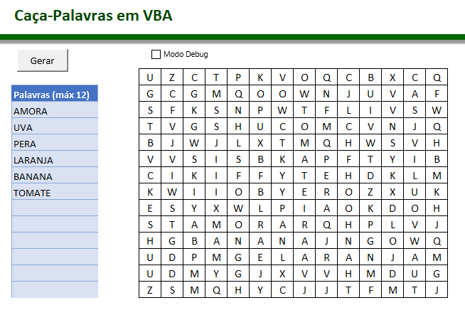 Download Word Search on CAÇA- PALAVRAS
